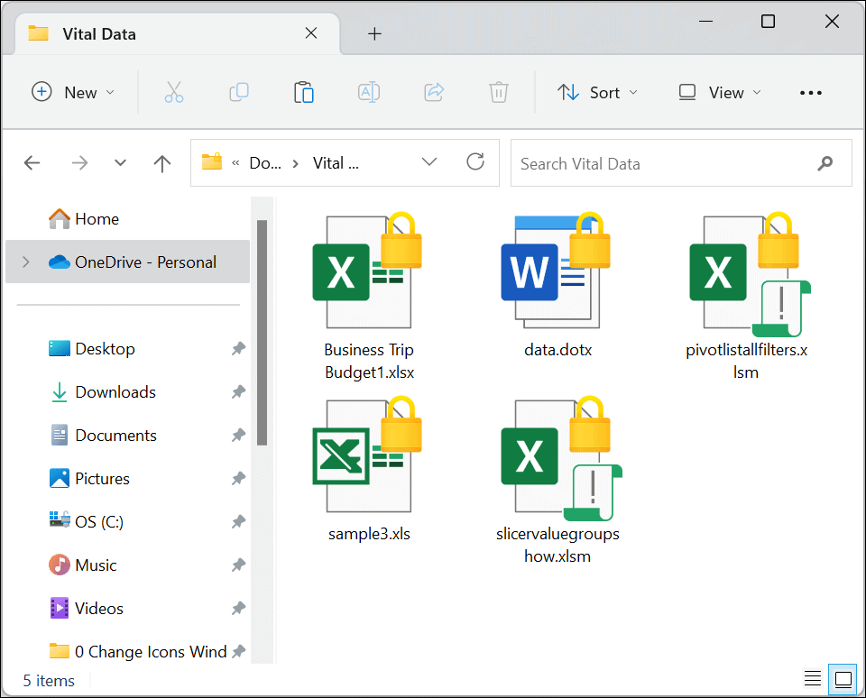 Criptografar arquivos e pastas no Windows 11