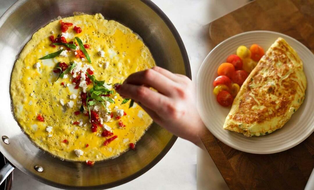 A receita de uma omelete fofinha que fica fofa como uma nuvem! Como fazer um ovo mexido com ovos?