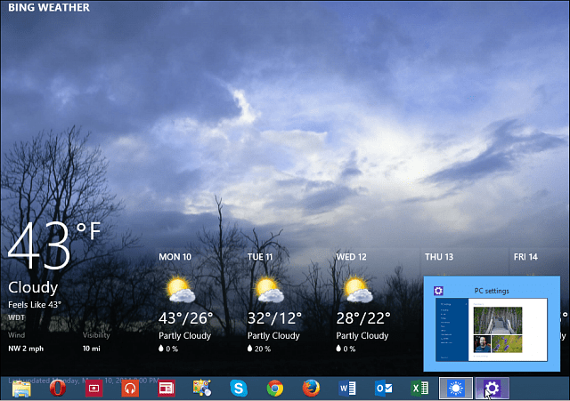 Windows 8.1, atualização 1: Novos recursos da barra de tarefas para aplicativos modernos