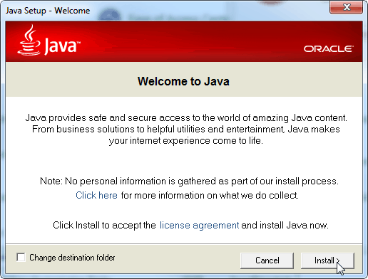 Instale Java