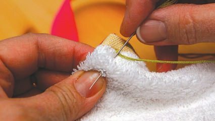Como costurar um avental de toalha?