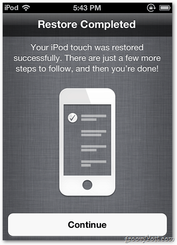 iPod touch para iOS 5