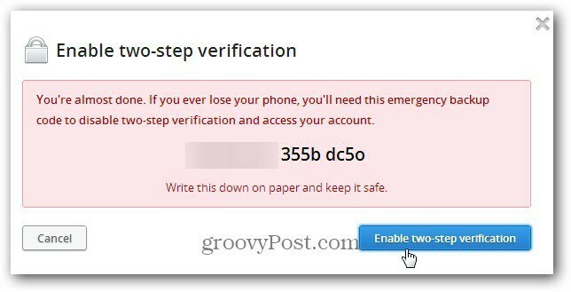 Como ativar a verificação em duas etapas do Dropbox