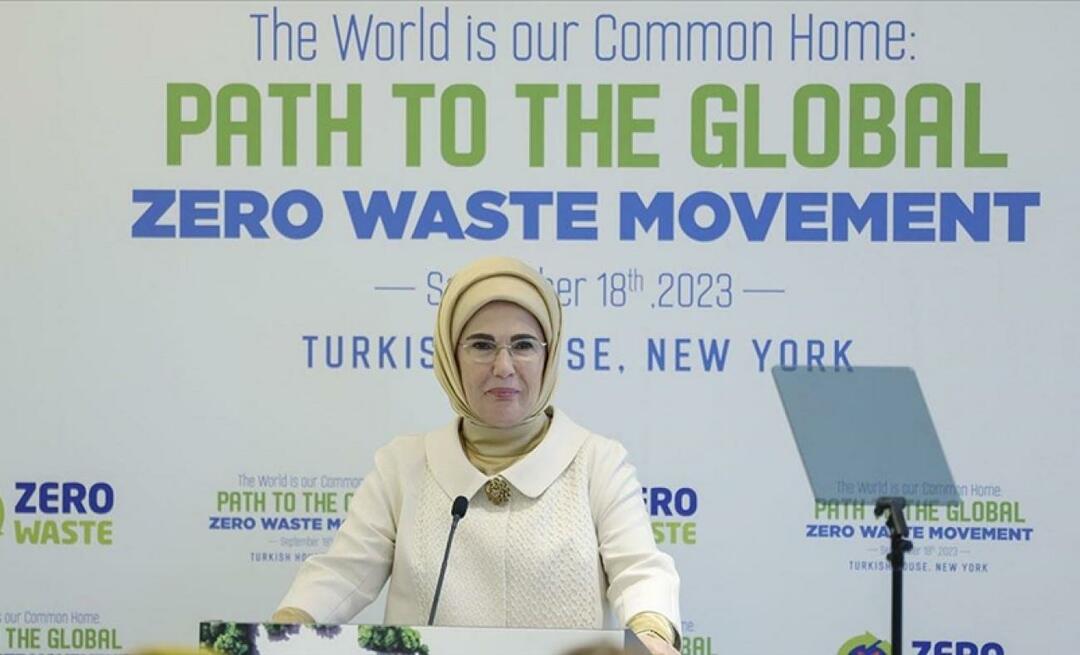 A principal esposa da primeira-dama Erdoğan na ONU mudou de dimensão com a sua diplomacia!