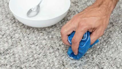 Como remover manchas de vômito no tapete? Método fácil de remover manchas de vômito