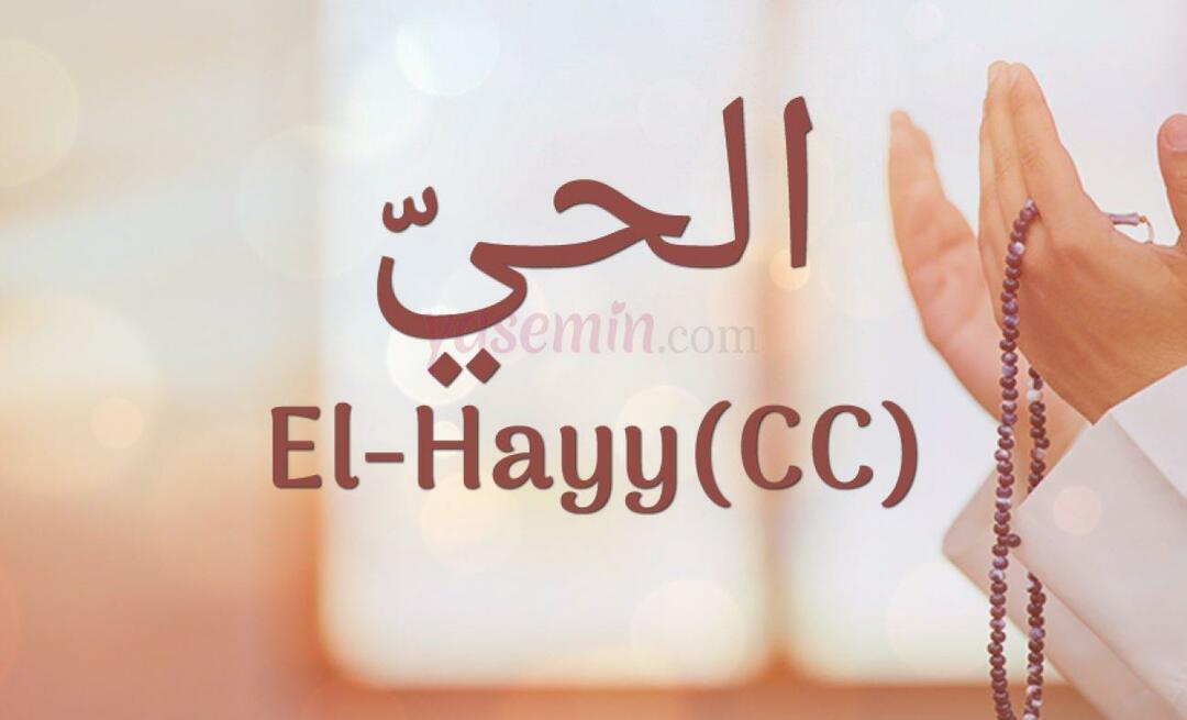 O que significa El-Hayy (cc) de Esma-ul Husna? Quais são as virtudes de Al-Hayy (cc)?