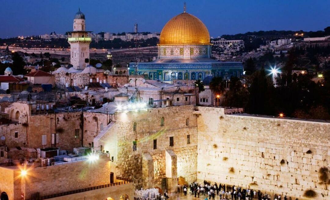 Em que meses é mais preferível visitar Jerusalém? Por que Jerusalém é tão importante para os muçulmanos?