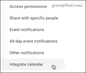 Integrando um calendário no Google Agenda