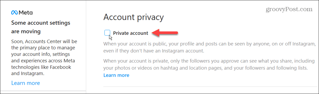 Como tornar sua conta do Instagram privada