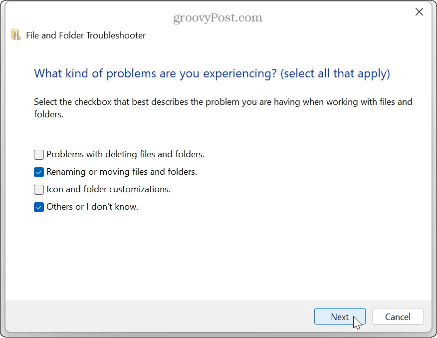 Erro de compactação no Windows 11