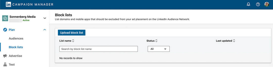 como-linkedin-campaign-manager-plan-targeting-audience-network-block-lists-sonnenberg-media-step-3