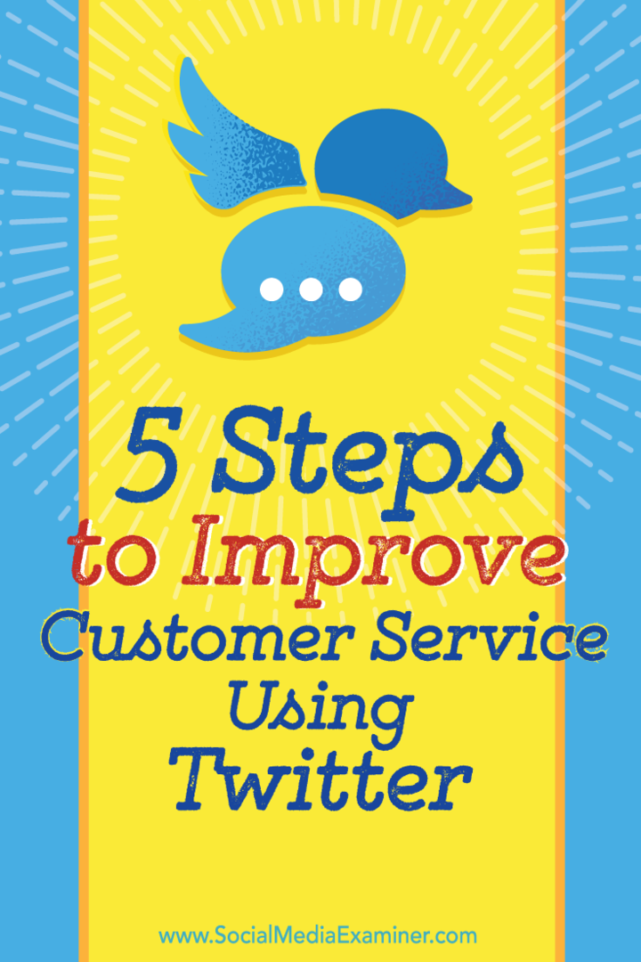 5 etapas para melhorar seu atendimento ao cliente usando o Twitter: examinador de mídia social