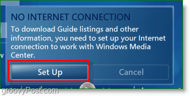 Windows 7 Media Center - configuração