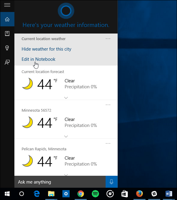 Dica do Windows 10: Faça a Cortana mostrar o clima para várias cidades