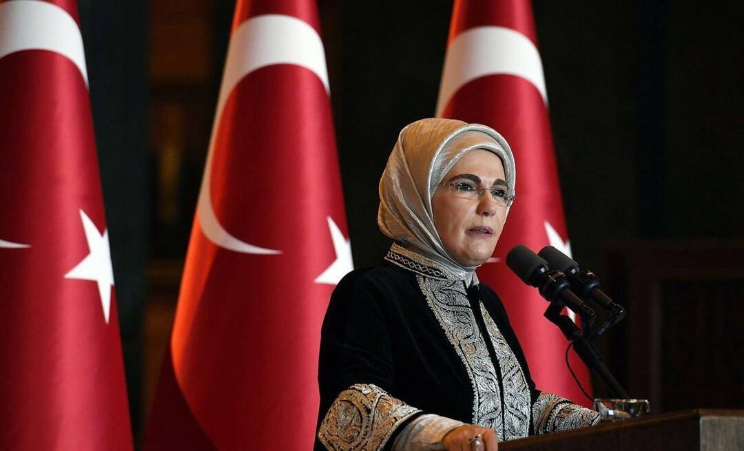 Primeira Dama Erdoğan na Cimeira do Dia Mundial das Cidades da ONU: Um massacre está a ser cometido diante dos olhos do mundo!